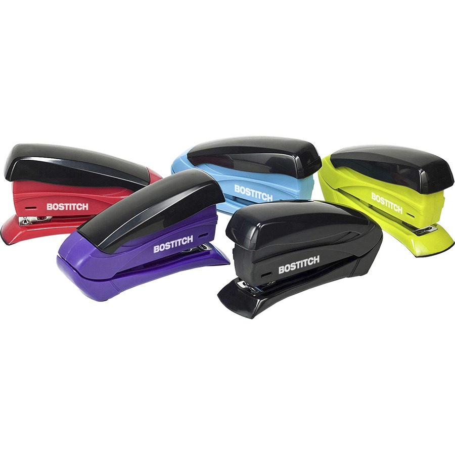 PaperPro Stapler, Compact, 15 Sheet Capacity, 105 Staples Capacity, Assorted Colors